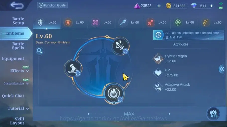 Mobile Legends: Bang Bang Accounts Hero 132|Skin 324|511 Dm|High Immo 106|Legend Luno image 19