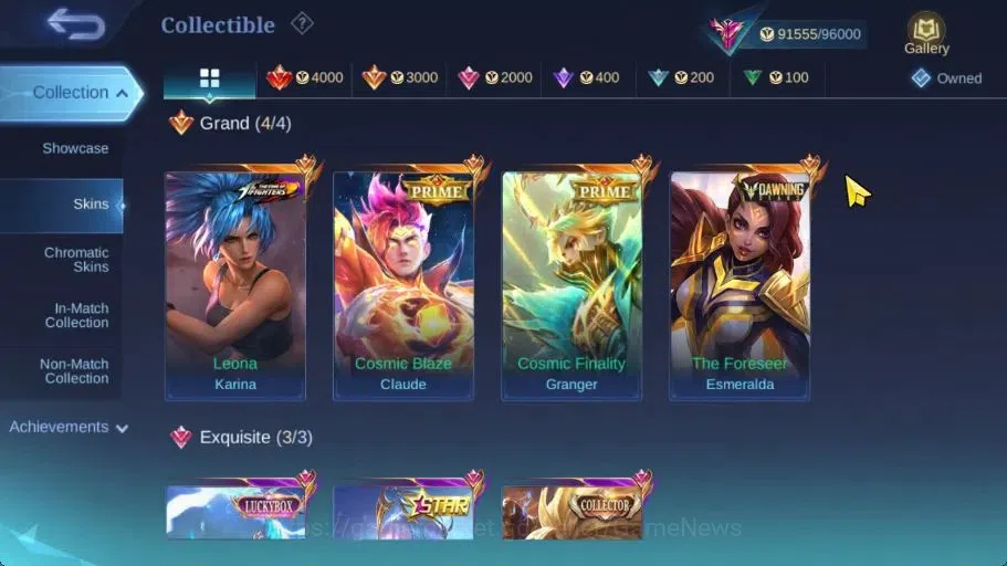 Mobile Legends: Bang Bang Accounts Hero 132|Skin 324|511 Dm|High Immo 106|Legend Luno image 7