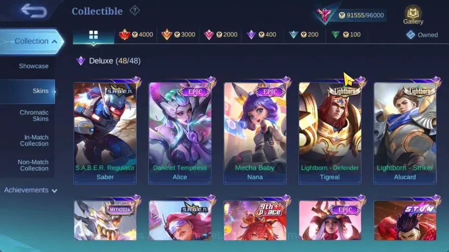 Mobile Legends: Bang Bang Accounts Hero 132|Skin 324|511 Dm|High Immo 106|Legend Luno image 9