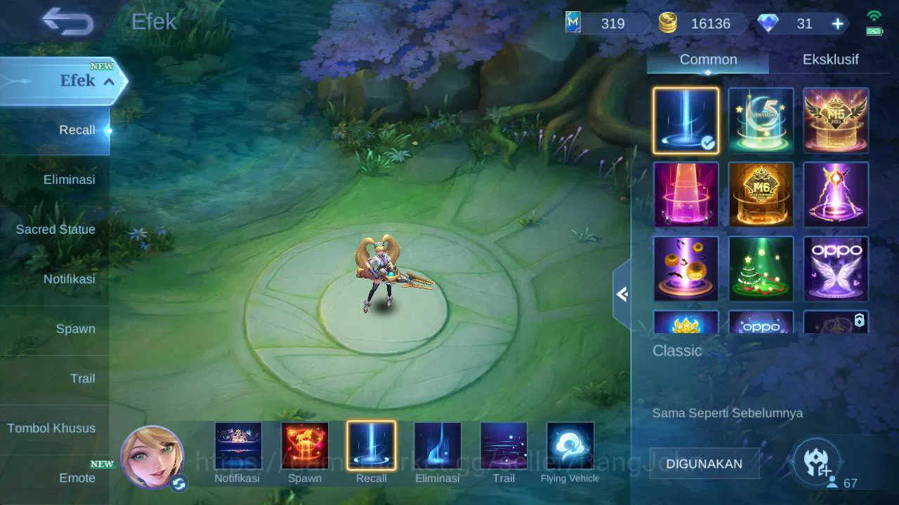 Mobile Legends: Bang Bang Accounts Skin 109, Hero 67, CC nata, epic karrie, Valentine image 11
