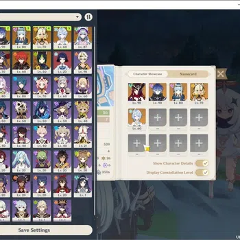 Genshin Impact Accounts Others ASIA|AR 56|5 Limited + 2 (*5 Weapon)|Odette,Xilonen,Flins,Ineffa,Chasca|PJW-Spear|Male