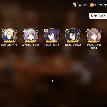 Epic Seven Accounts High-End GLOBAL UnVerif|NewEra|8 ML(B Arunka,Zio,A Vildred,SN Yulha) Tori,SF Sigret,Aram,Argent WH
