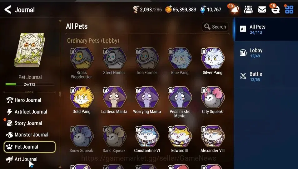Epic Seven Accounts Starter GLOBAL Unverif|New Era|7 ML[Salome,RoLight,Harsetti,etc]+Rinak,Setsuka,AS Flan,etc|PoH ON|10K 10