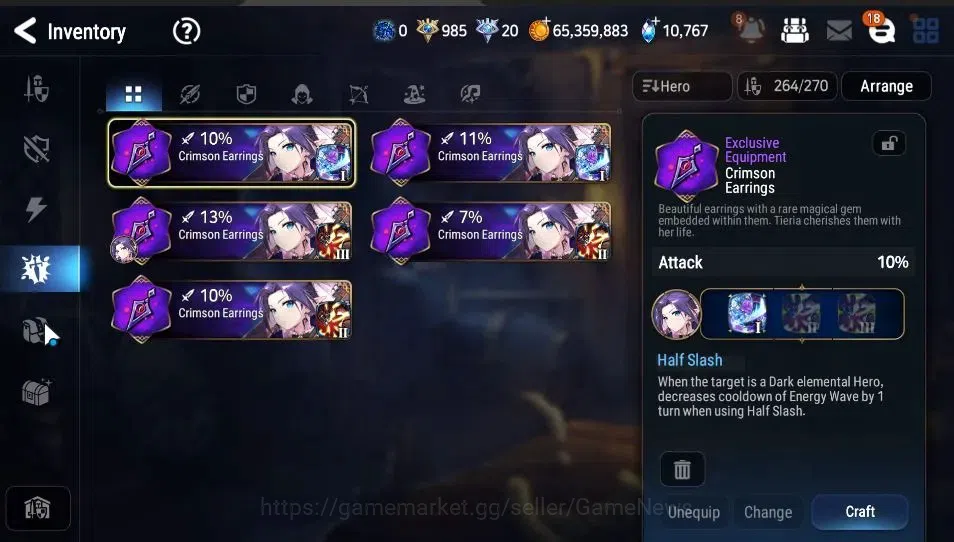 Epic Seven Accounts Starter GLOBAL Unverif|New Era|7 ML[Salome,RoLight,Harsetti,etc]+Rinak,Setsuka,AS Flan,etc|PoH ON|10K 20