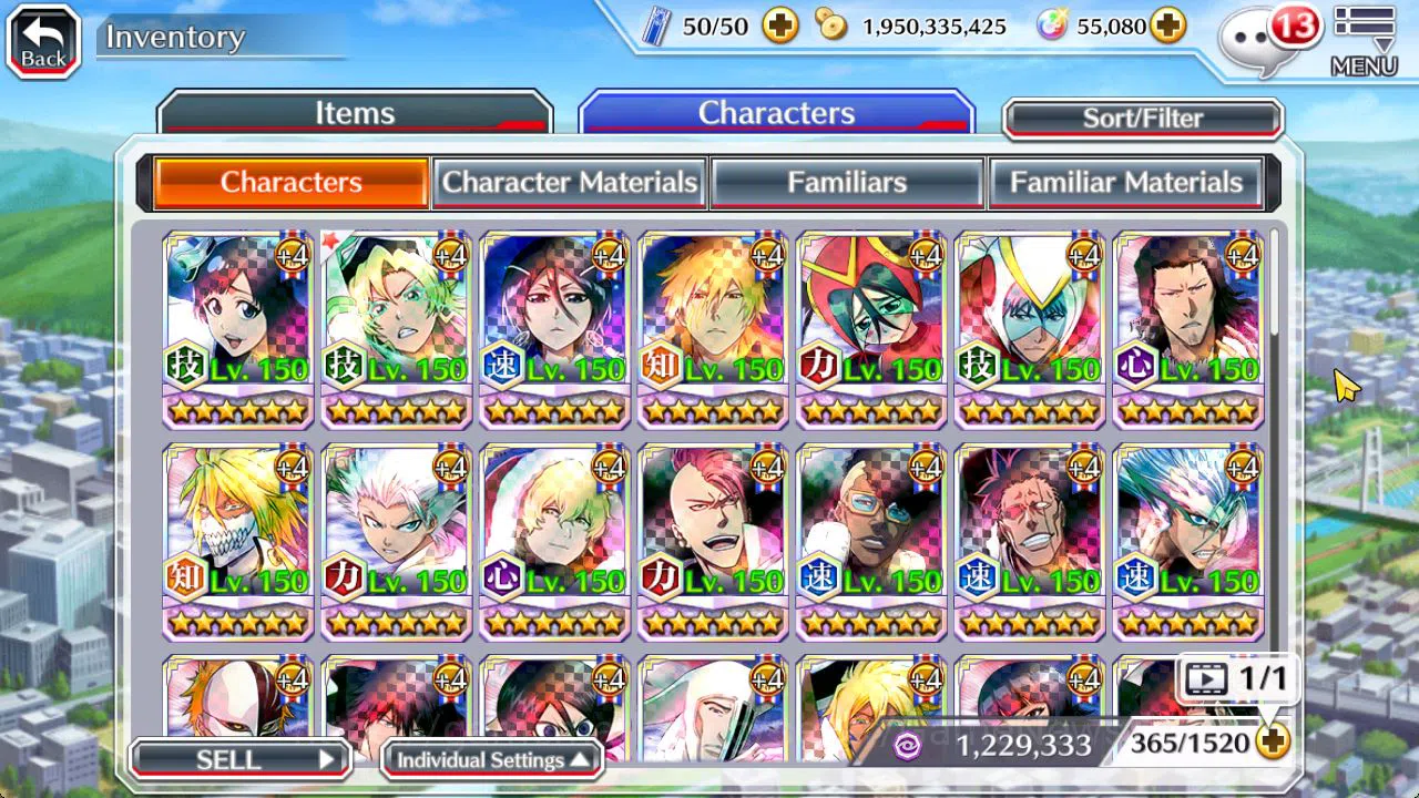 Bleach: Brave Souls Accounts [Global]55K Orbs|TYBW26(Giselle,Candice),Rukia,Ich image 12