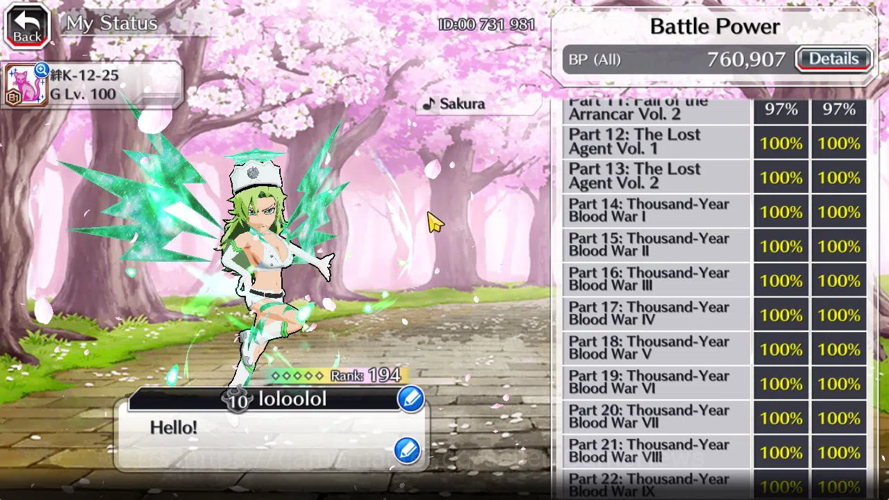 Bleach: Brave Souls Accounts [Global]55K Orbs|TYBW26(Giselle,Candice),Rukia,Ich image 18