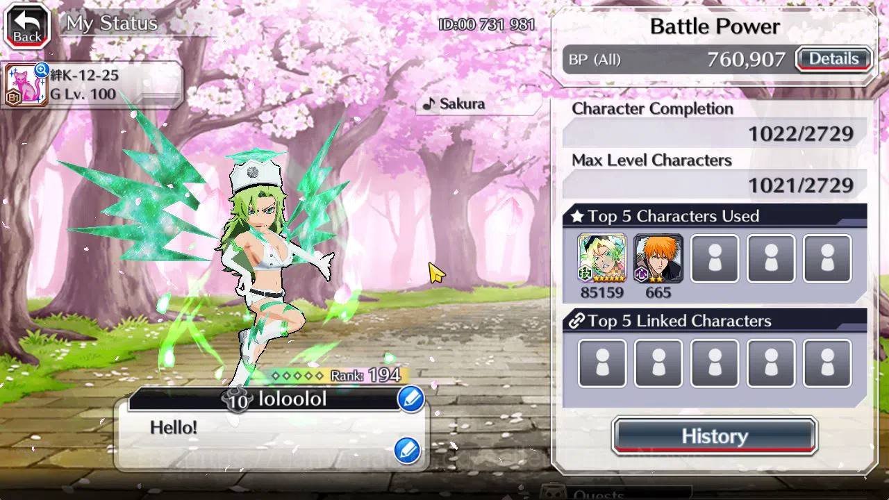 Bleach: Brave Souls Accounts [Global]55K Orbs|TYBW26(Giselle,Candice),Rukia,Ich image 20