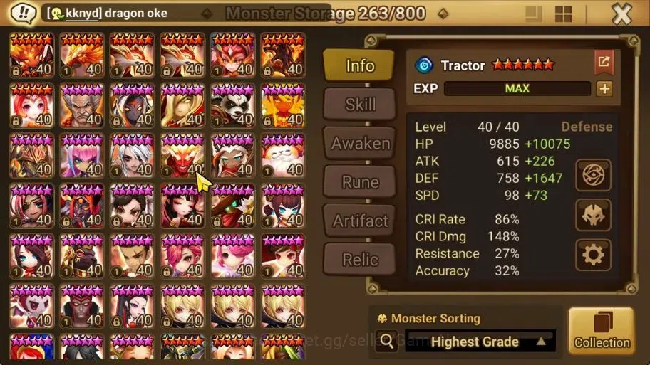 Summoners War: Sky Arena Accounts ASIA Lv 100|4 LD[Fermion,Gurkha,Shan,Pontos]+134 T image 13