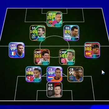 eFootball Accounts Legends & Iconic Players Android|Power 2963|Big Time Declan Rice Jan'26|Epic Aubameyang,Mark van