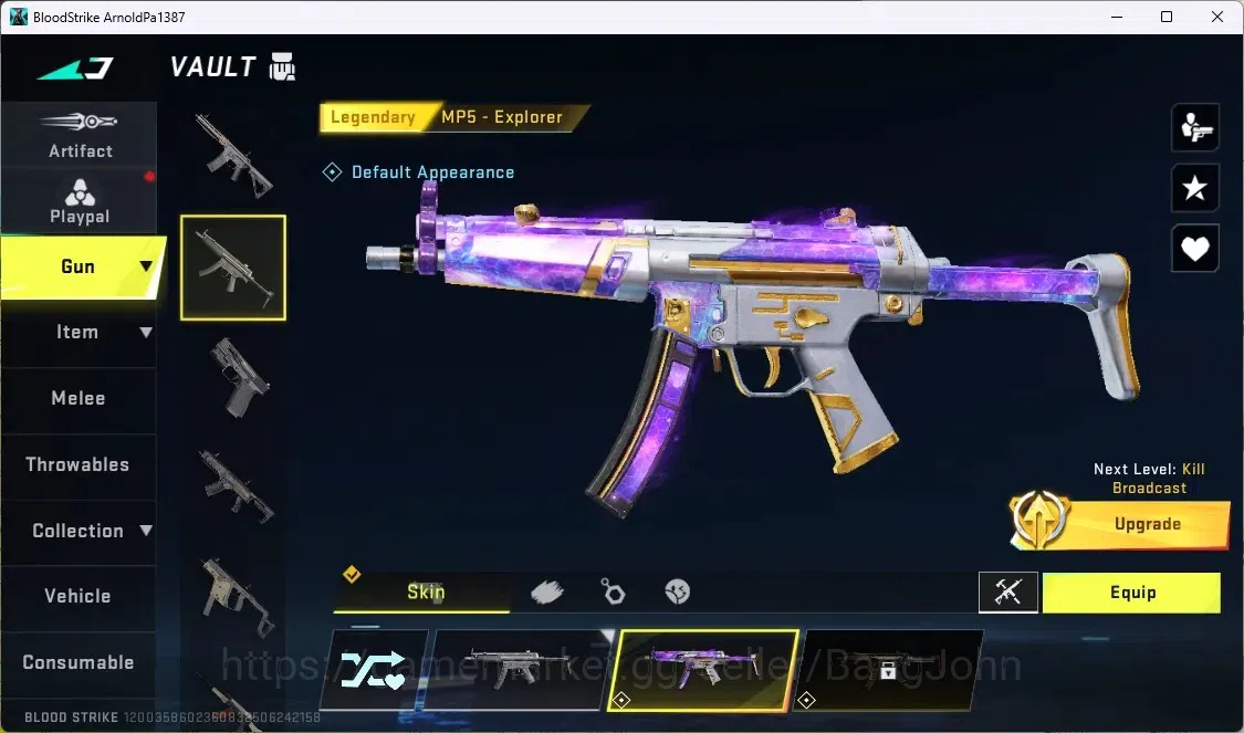 Blood Strike Accounts ASIA |1 Ultra Striker:Zero-Agent Zero|2 Legendary  image 2
