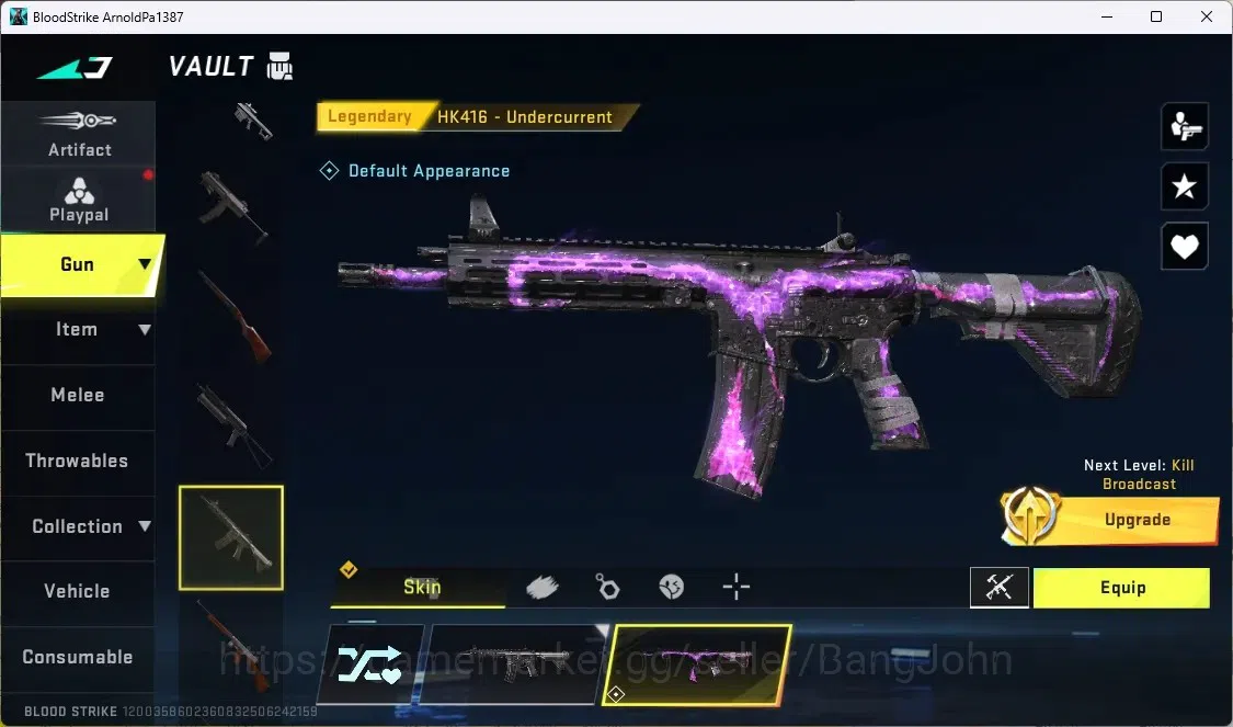 Blood Strike Accounts ASIA |1 Ultra Striker:Zero-Agent Zero|2 Legendary  image 3