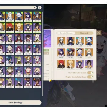 Genshin Impact Accounts Others EU|AR 55|5 Limited 2(*5Weapon)|Clorinde+Sign,Arlecchino,Furina,Shogun,Neuvillette|Usn