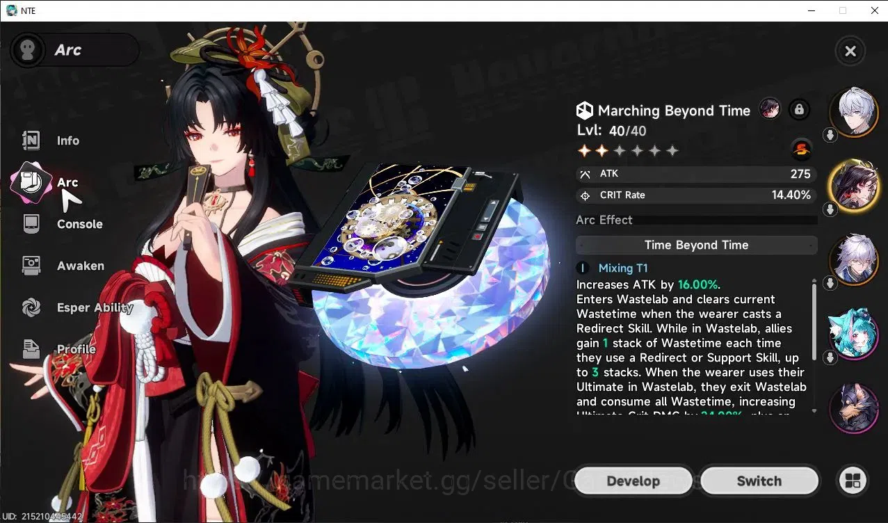 Neverness to Everness Accounts GLOBAL SEA|HL 24|Tycoon 14| 2 SSR Hotori Awk 2 + S image 4