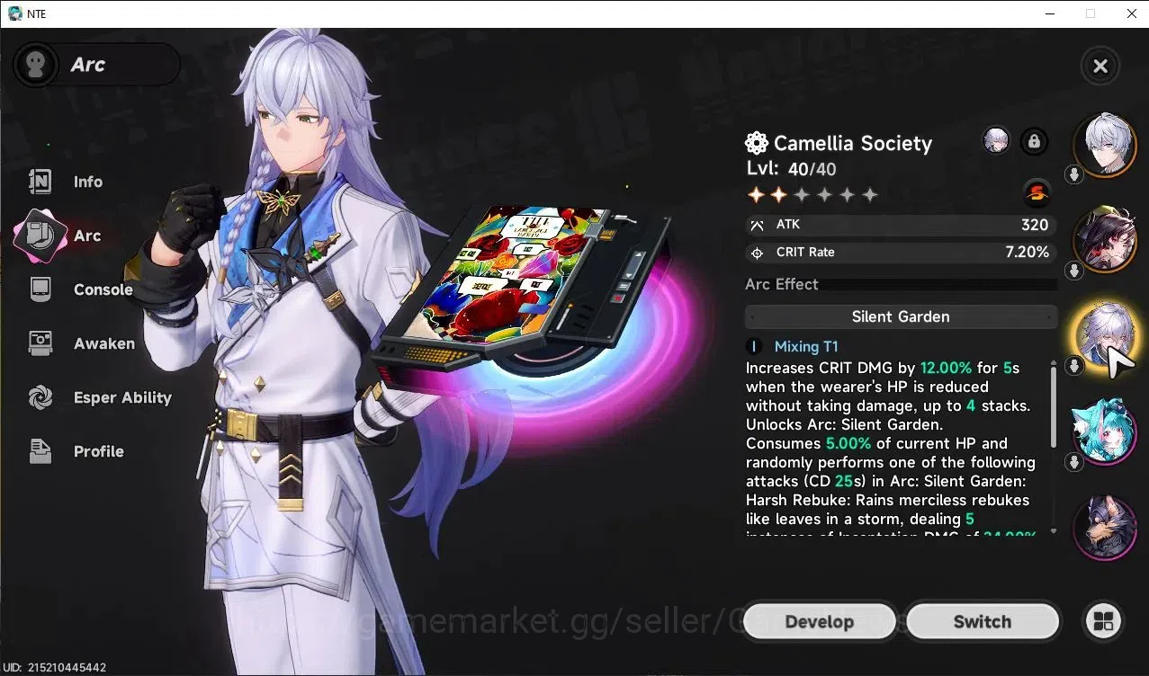 Neverness to Everness Accounts GLOBAL SEA|HL 24|Tycoon 14| 2 SSR Hotori Awk 2 + S image 5