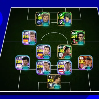 eFootball Accounts Meta Player EFOOTBALL 2026 | SHOW TIME V VANDIJK, C VIERI, BEBETO, MIKEL MORINO, G BATISTUTA, DONADONI