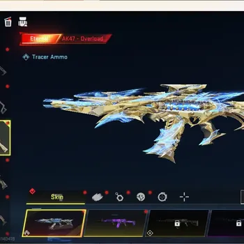 Blood Strike Accounts Collab Skin ASIA|Eternal: AK47 - Overload|Limited: MP7|5Ultra|Collab:Bleach