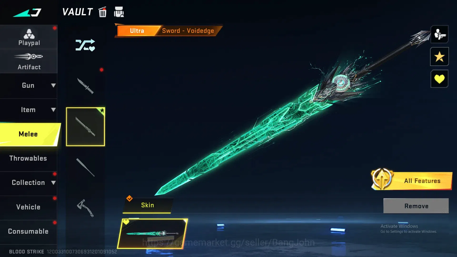 Blood Strike Accounts ASIA Eternal ethan lvl 2 | ultra sword voidedge |  image 13