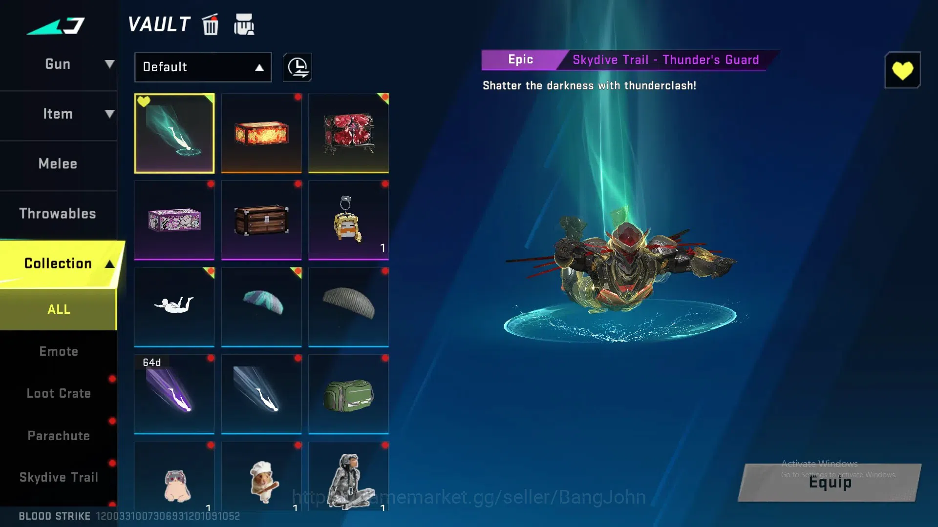 Blood Strike Accounts ASIA Eternal ethan lvl 2 | ultra sword voidedge |  image 15