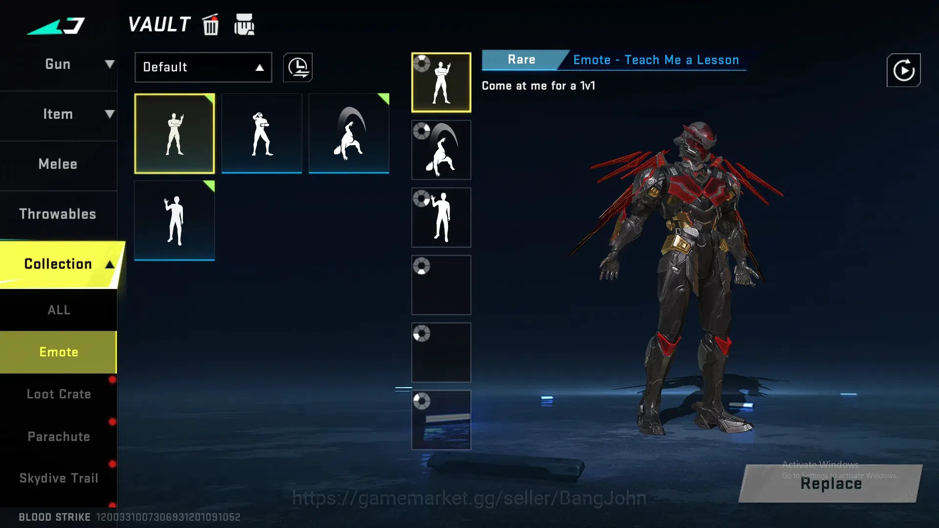Blood Strike Accounts ASIA Eternal ethan lvl 2 | ultra sword voidedge |  image 16