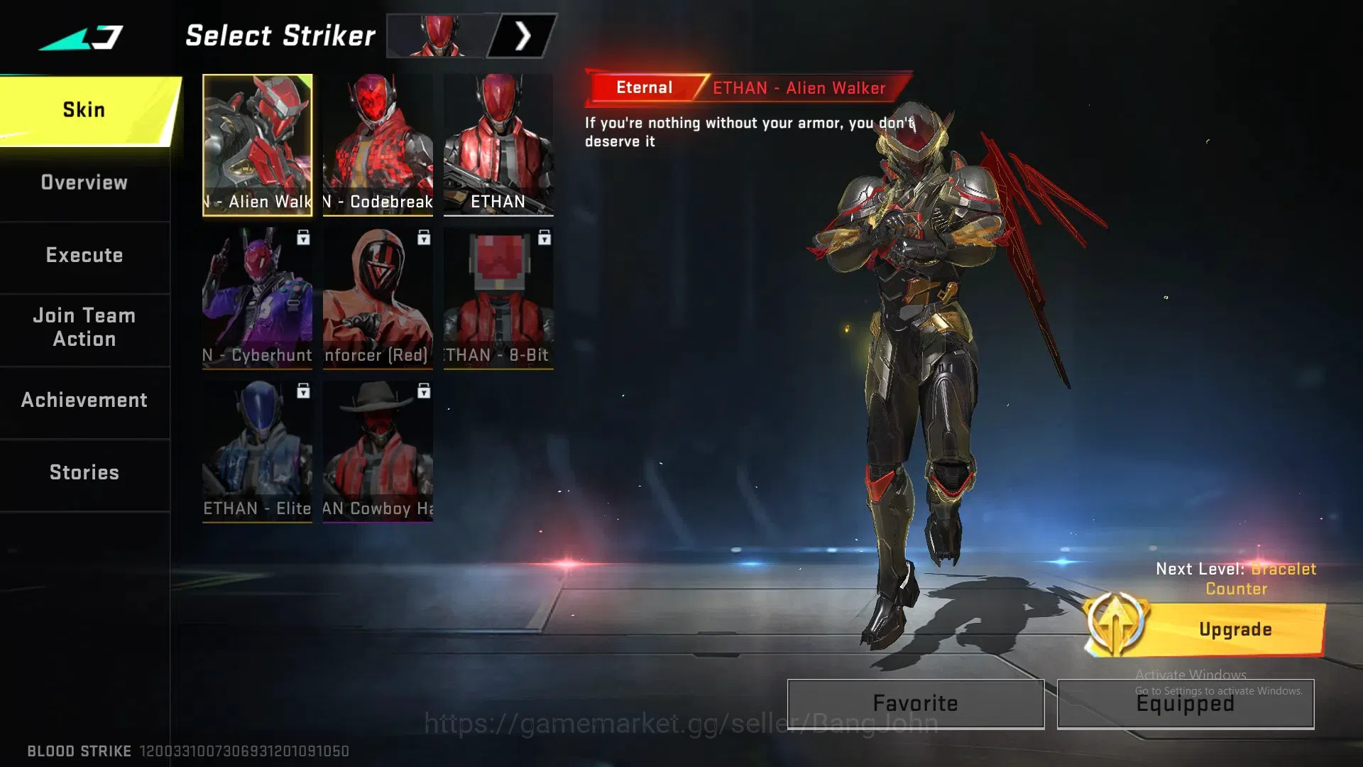 Blood Strike Accounts ASIA Eternal ethan lvl 2 | ultra sword voidedge |  image 3