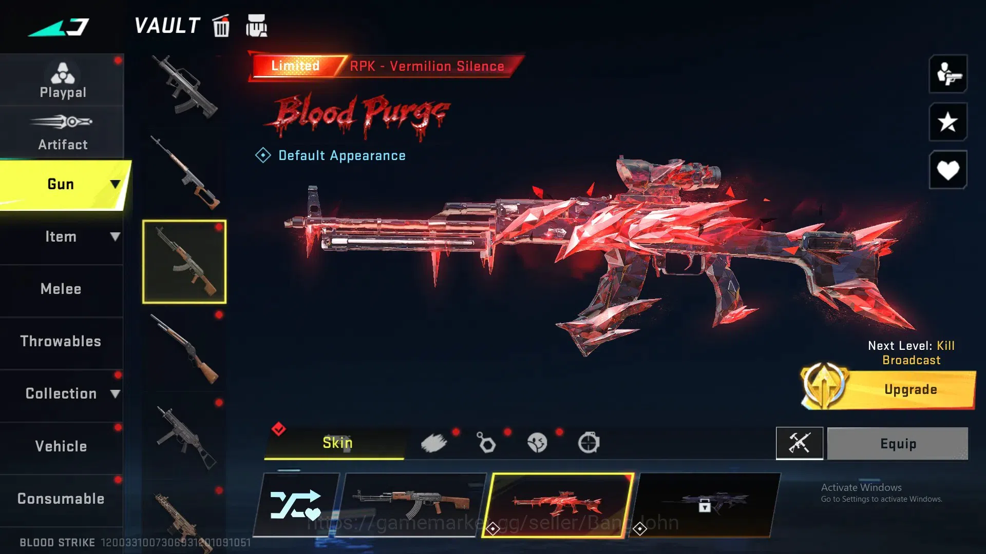 Blood Strike Accounts ASIA Eternal ethan lvl 2 | ultra sword voidedge |  image 5