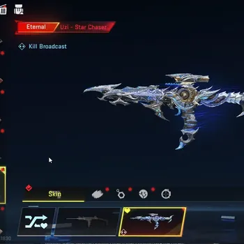 Blood Strike Accounts Collab Skin Asia|Eternal Uzi Starchaser Lv2|Collab Mr Iguana|5