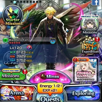 Grand Summoners Accounts End-Game Global|Rank 35|24 Ascend + 27 TW| (S Miyu,Chloe,Cha Hae-In,Ubel,DLS Rimuru,Reimu