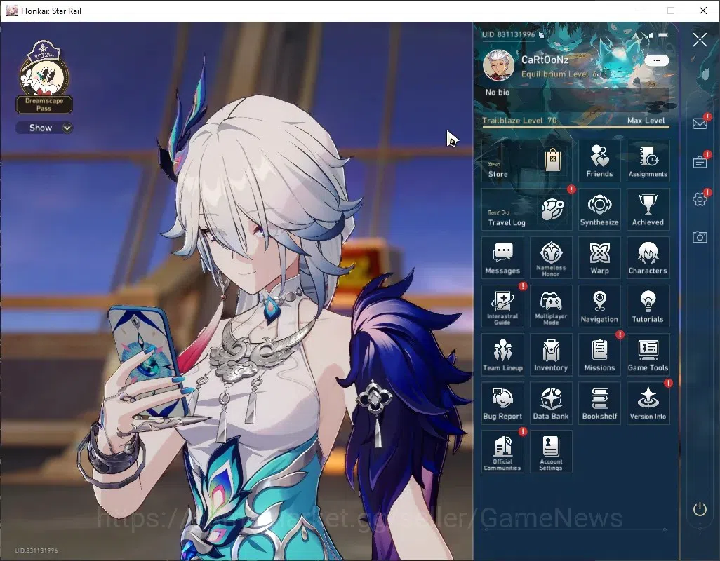 Honkai Star Rail Accounts Others Asia|TL 70|16 Limited|1 Team Prem|Phainon+Sign 1