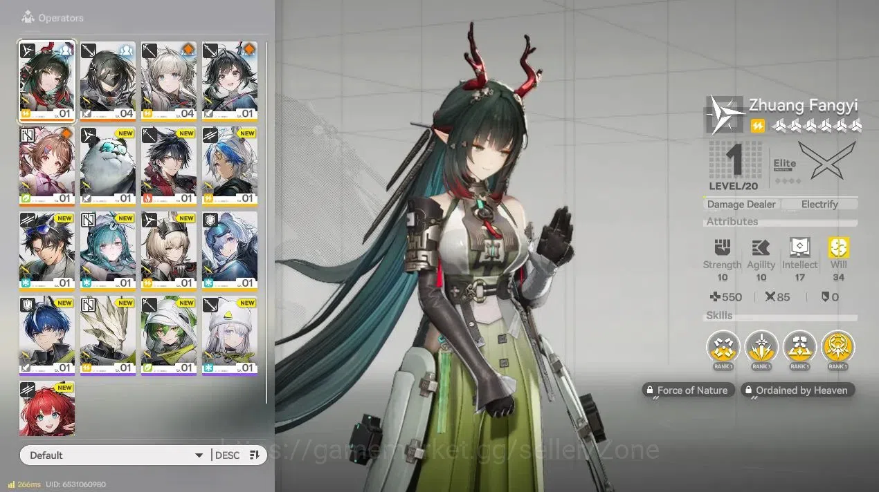 Arknights: Endfield Accounts NA/EU| Fresh Starter Ch 1 Process 1|1 Lim: Fangyi, Ardelia+sign|3,2K Arsenal|Detail Check 1
