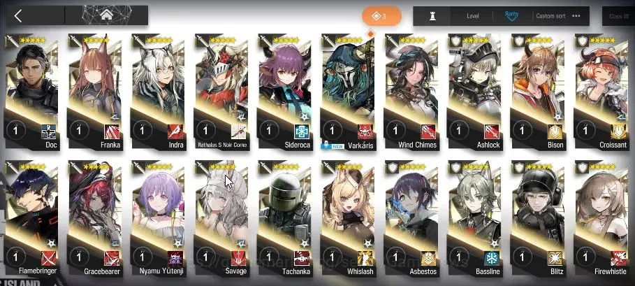 Arknights Accounts High-End Lvl 105|285 Op+55 Outfits|16 Limited|(Virtuosa,Ling,TTO,W,NTRK,STU 11
