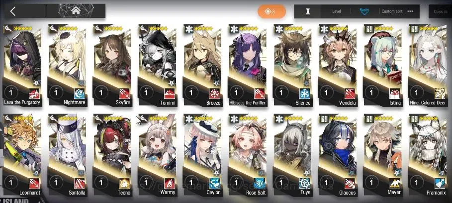 Arknights Accounts High-End Lvl 105|285 Op+55 Outfits|16 Limited|(Virtuosa,Ling,TTO,W,NTRK,STU 13