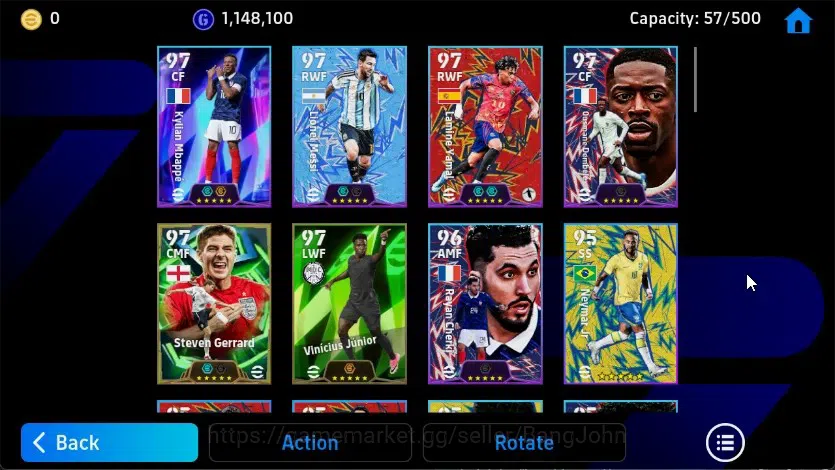 eFootball Accounts Mobile|PW 3091|Epic Gerrard|SHW Dembele,Messi,Yama image 3