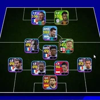eFootball Others Mobile|PW 3091|Epic Gerrard|SHW Dembele,Messi,Yama image 1