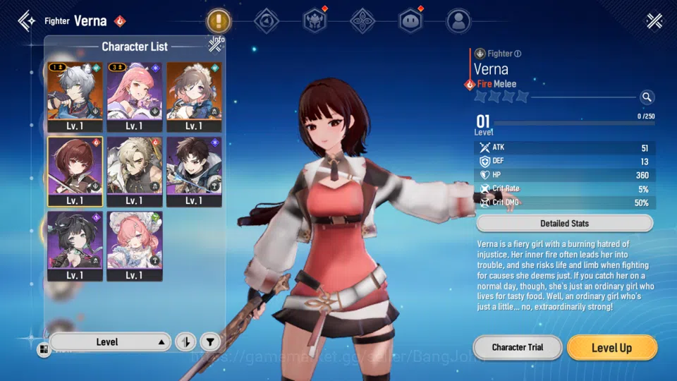 Mongil:Star Dive Accounts Starter|lvl 1|2 SSR(Esther,Sangun) Log Google|RA42 image 3