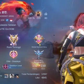 Mobile Legends: Bang Bang Accounts High Rank MLBB HIGH RANK IMORTAL *171 | MAX HERO| MAX EMBLEM| SKIN 239,EPIC YSS,EPIC