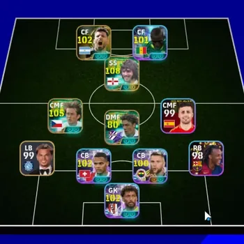 eFootball Accounts Legends & Iconic Players Android|Power 3131|10 Epic George Best,Tomas Roscky,Rui Costa,Stefano