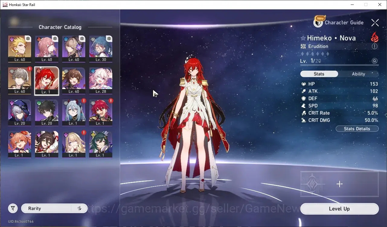Honkai Star Rail Accounts Others ASIA|1 Golden Companion|TL 25|2 Limited| Himeko Nova,Gilgamesh |Male MC|The Xianzhou 1