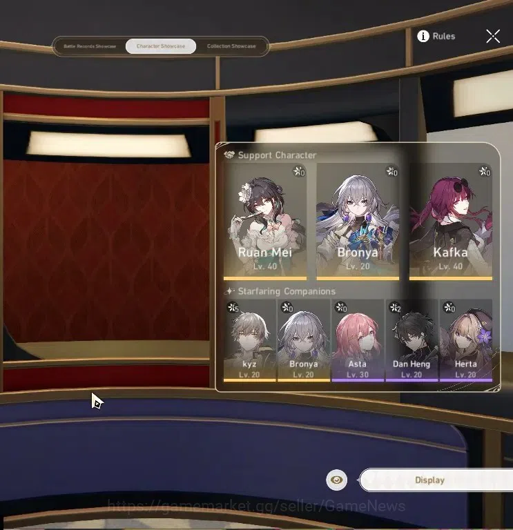 Honkai Star Rail Accounts Asia|TL 20|5 Limited|Ruan Mei+Skin,Huohuo,Kafka,Da image 2