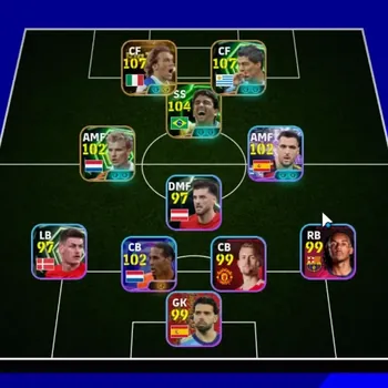 eFootball Accounts Legends & Iconic Players Android|Power 3159|Big Time Alessandro Del Piero|5 Epic Luis