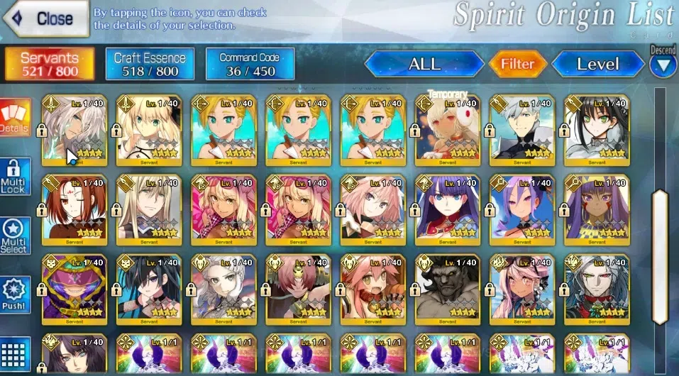Fate-Grand Order Accounts NA Lv 133|8 limited ssr|Space Ishtar NP2, Draco NP image 14