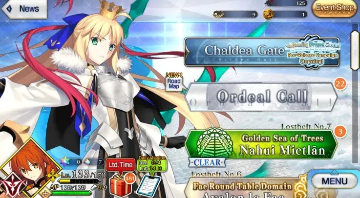 Fate-Grand Order Accounts NA Lv 133|8 limited ssr|Space Ishtar NP2, Draco NP image 18