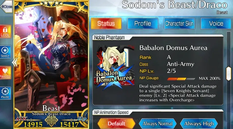 Fate-Grand Order Accounts NA Lv 133|8 limited ssr|Space Ishtar NP2, Draco NP image 2