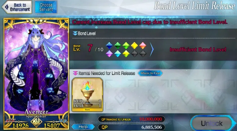 Fate-Grand Order Accounts NA Lv 133|8 limited ssr|Space Ishtar NP2, Draco NP image 7