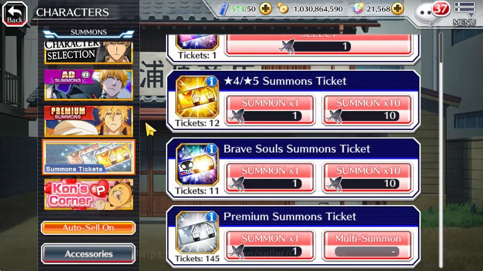 Bleach: Brave Souls Accounts [Global]21K Orbs+Fresh All Story|9 MT[TYBW26(Bazz- image 13