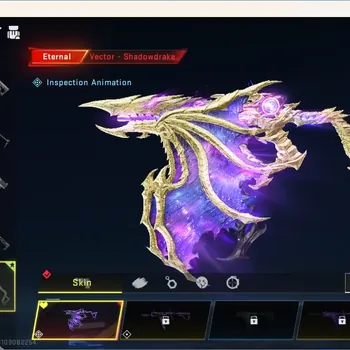 Blood Strike Accounts Collab Skin ASIA | Eternal Vector-Shadowdrake | AOT Melee: Dual Blades-Ultrahard Blade |ETHAN
