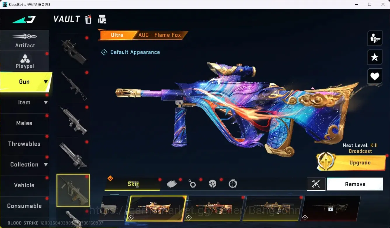 Blood Strike Accounts ASIA|Limit Butterfly Knife|1 Eternal|6 Collab Gun image 15