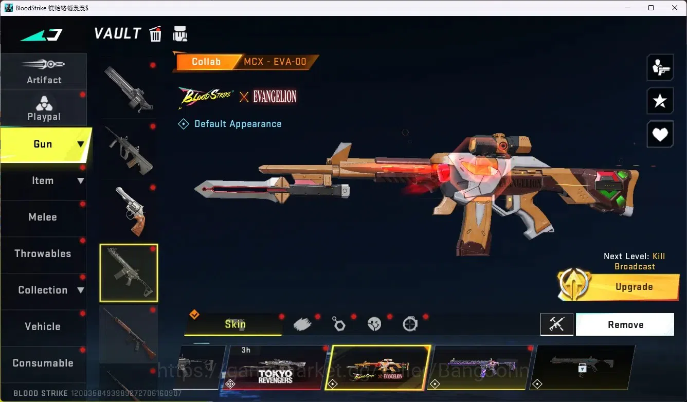 Blood Strike Accounts ASIA|Limit Butterfly Knife|1 Eternal|6 Collab Gun image 16