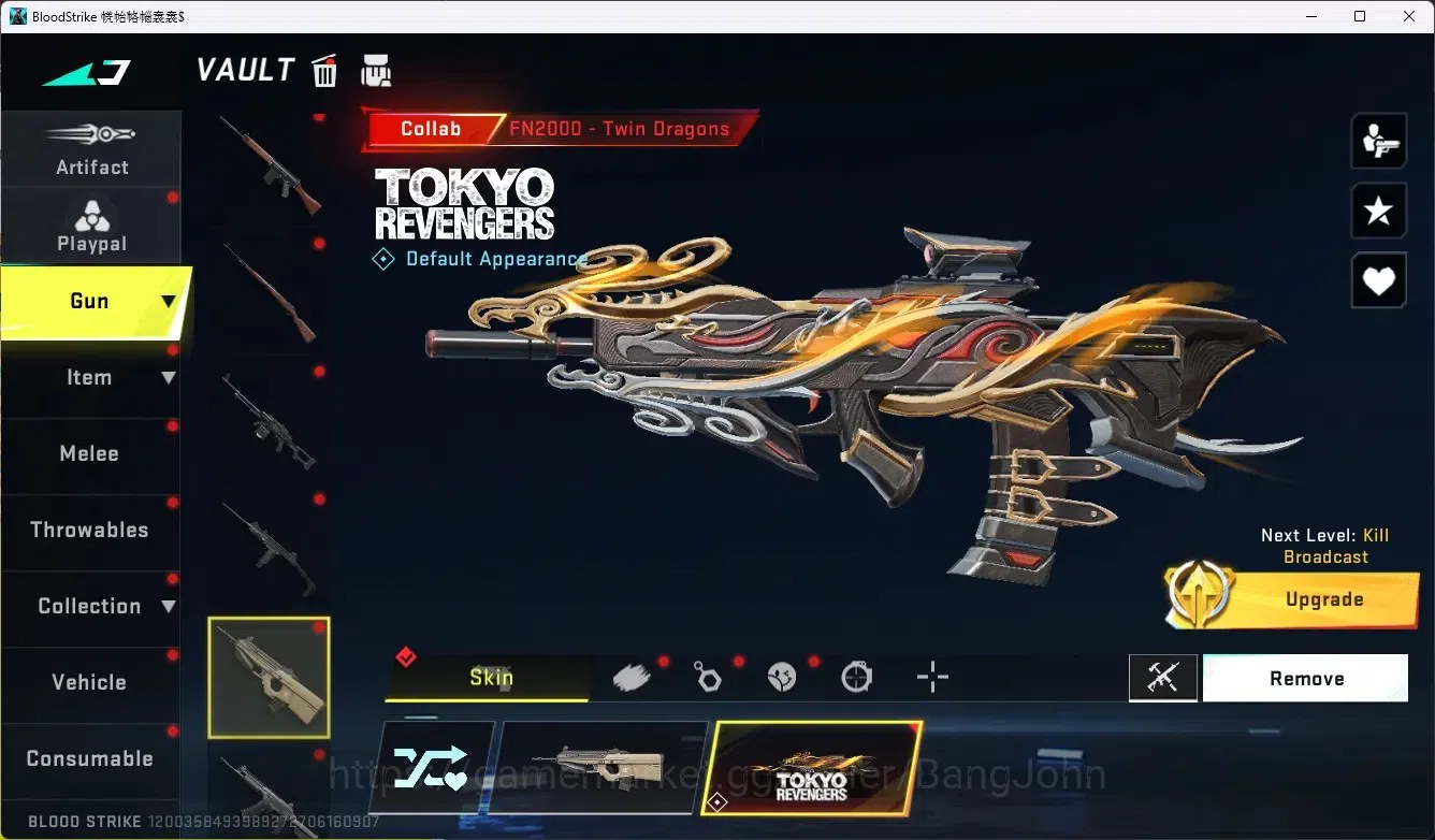 Blood Strike Accounts ASIA|Limit Butterfly Knife|1 Eternal|6 Collab Gun image 19