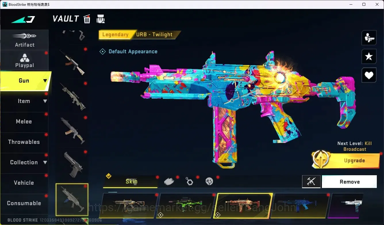 Blood Strike Accounts ASIA|Limit Butterfly Knife|1 Eternal|6 Collab Gun image 9