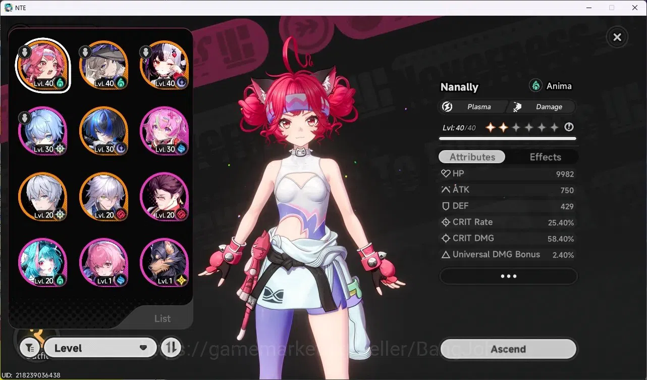 Neverness to Everness Accounts SEA | Lv 22 | 5 S-Class (Nanally,Lacrimosa+Sign) + image 2